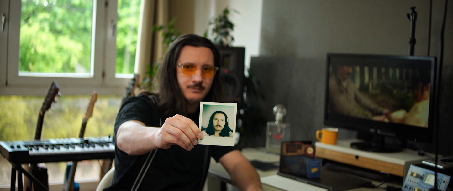 Exclusive signed Polaroid photo