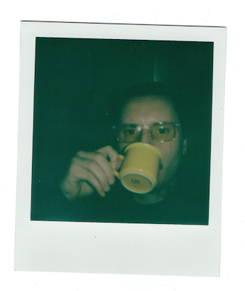 Exclusive signed Polaroid photo